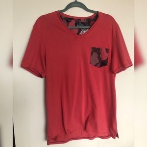 Pink Army Fatigue Pocket Tee